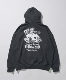 WEGO ヘビーウエイトユニークモチーフプルパーカー