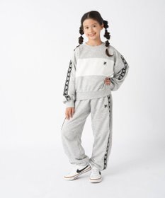 OP／FILA 【FILA】モノクロカラークルーネックスウェット/キッズ