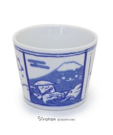 Mother garden しろたん 和食器 旅柄 蕎麦猪口