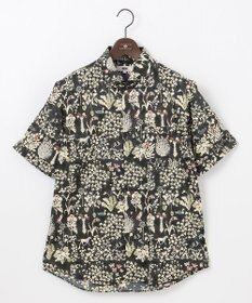 JOSEPH ABBOUD 【新作・英国・リバティ社】リバティタナローンプリント 半袖シャツ