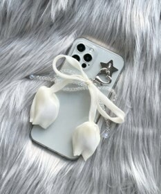 WEGO チューリップリボンビーズキーホルダー