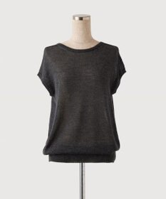 TOQUE 〈大草直子さんアドバイザー〉 【天然素材/2WAY】アルパカシルクニットVネックフレンチ