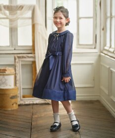 組曲 KIDS 【Fサイズ】パールリボン ネックレス