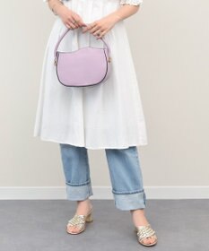 INTER-CHAUSSURES 【ANDREA CARDONE】ウェーブカットレザーハンドバッグ