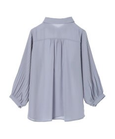 Green Parks 袖プリーツ衿付きブラウス