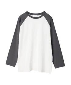 Green Parks シアーラグラン配色プルオーバー