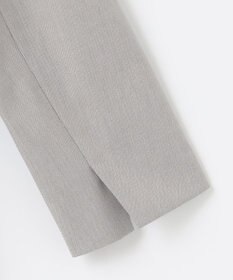 J.PRESS LADIES 【セットアップ対応・洗える・撥水・防汚】コットンFITTYシャーク ノーカラー ジャケット