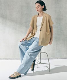 UNFILO [新色追加/WEB限定カラー]スゴ機能美ニット スクエア キャミソール