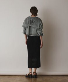 GRACE CONTINENTAL フードジップデニムジャケット