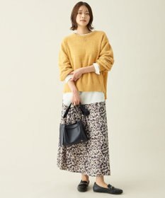 ANY L ショートシャギープルオーバーニット