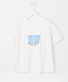 Feroux フラワーフォトプリント Tシャツ