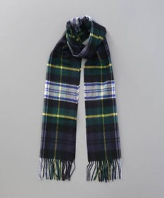 AURORA 【Johnstons of Elgin（ジョンストンズ オブ エルガン）】カシミヤ100％起毛チェック柄マフラー