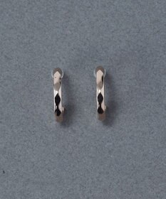 Phoebe 〈金属アレルギー対応〉スパークフープセラミックポストピアス シンプル/フープピアス