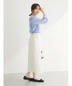 Green Parks 〈選べるきれシル〉Ｉラインロング丈スカート