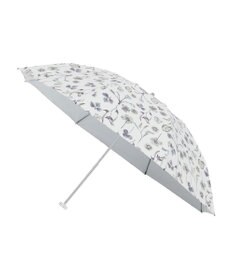 MOONBAT 【晴雨兼用/ 一級遮光/UV99％】フワクール (Fuwacool) 折りたたみ日傘 フワクールホワイト  ボタニカル 軽量