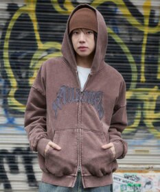 WEGO 【ユニセックス着用ITEM/SMLサイズ展開】グラフィックZIPパーカー