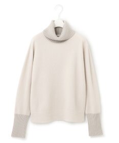 ICB L ミルドウール オフタートルプルオーバー