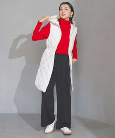 UNFILO 【11サイズ展開】 BEAUTY MOVE タックワイドパンツ