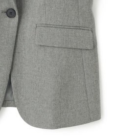 23区 L 【洗える】ウールライクカルゼ テーラード ジャケット