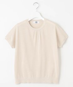 J.PRESS LADIES L 【洗える・抗菌防臭】コットンアセテート ドルマン ニット