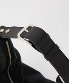 russet ステンシル風プリント ナイロン2WAYショルダーバッグ(SF-271)