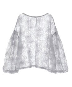 Green Parks チュールレイヤードブラウス