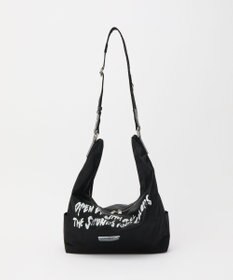 russet ステンシル風プリント ナイロン2WAYショルダーバッグ(SF-271)