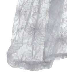 Green Parks チュールレイヤードブラウス