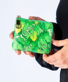 tsumori chisato CARRY 葉っぱ Lファスナー2つ折り財布