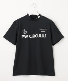 PW CIRCULUS 【MEN】【ストレッチ】ロゴ モックネック シャツ