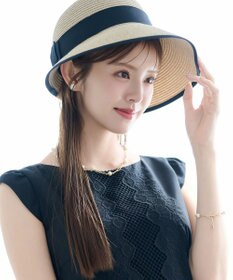 TOCCA 【サイズ調整可】HALF BRIM RIBBON HAT ブレードハット