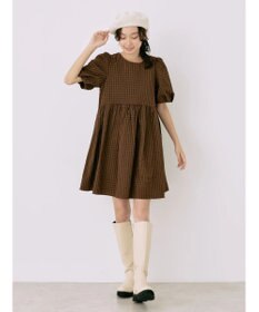 earth music&ecology バックオープンチュニックワンピース