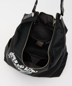 russet ステンシル風プリント ナイロン2WAYショルダーバッグ(SF-271)