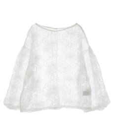 Green Parks チュールレイヤードブラウス