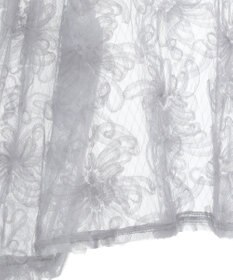 Green Parks チュールレイヤードブラウス