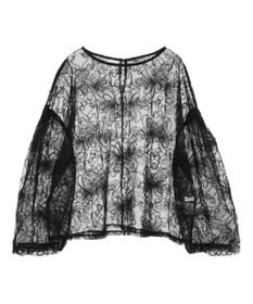 Green Parks チュールレイヤードブラウス