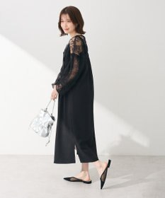 Green Parks チュールレイヤードブラウス