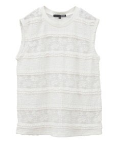 Green Parks ・ＳＵＧＡＲ　ＳＰＯＯＮ　フリルレースノースリーブ