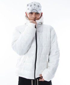 WEGO 【ユニセックス着用ITEM】2WAYシャイニーパファーフーディー