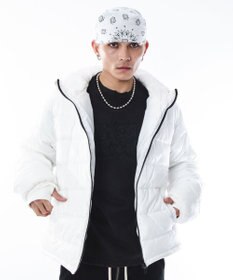 WEGO 【ユニセックス着用ITEM】2WAYシャイニーパファーフーディー