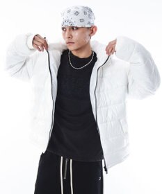 WEGO 【ユニセックス着用ITEM】2WAYシャイニーパファーフーディー