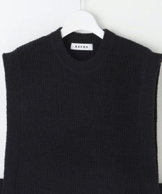 23区 【SACRA】コットンナイロンブークレ ポルカリブ ニット