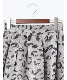 Te chichi レオパードジャガードフレアスカート《2025Autumn catalog vol.2 item》