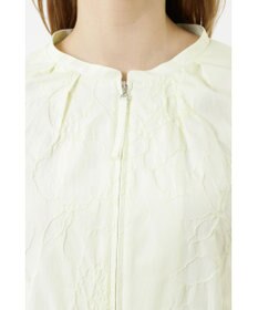 DAKS フラワーモチーフジャガードブラウス