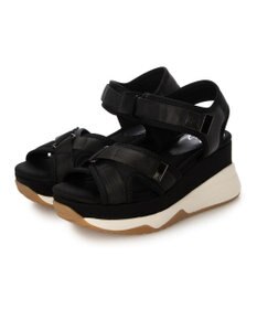 ing <ing>厚底クロスベルトスポーツサンダル