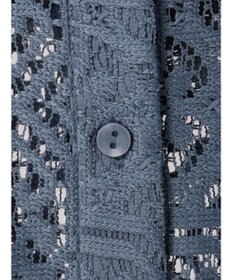 earth music&ecology レースショートシャツ