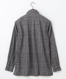 JOSEPH ABBOUD 【キングサイズ・柔らかな肌触り】 オーガニックラフィ グレンチェックシ ャツ