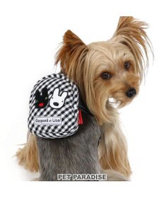 PET PARADISE リサとガスパール  リュック付きハーネス 《ギンガムチェック》 Ｓ