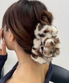 WEGO Lファーレオパードスクエアバンス