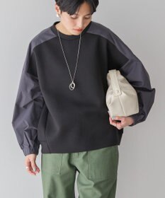 AMERICAN HOLIC 異素材コクーンポンチプルオーバー